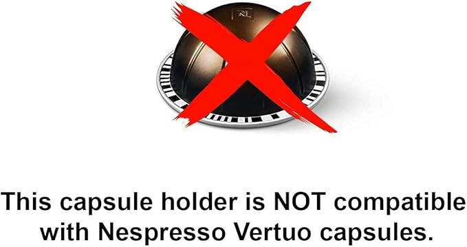 Demi's Home Magnetic Coffee Pod Holder for Nespresso Original Capsules - Suitable to be Mounted on the Fridge (Transparent)