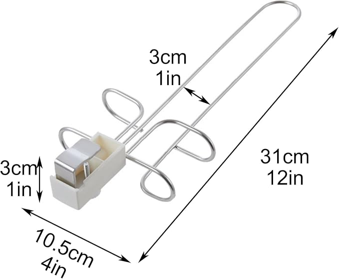 Wine Glass Holder, No Drilling Wine Glass Storage Organizer, Hanging Wine Glass Rack Under Cabinet, Stemware and Glassware Hanger and Organizer