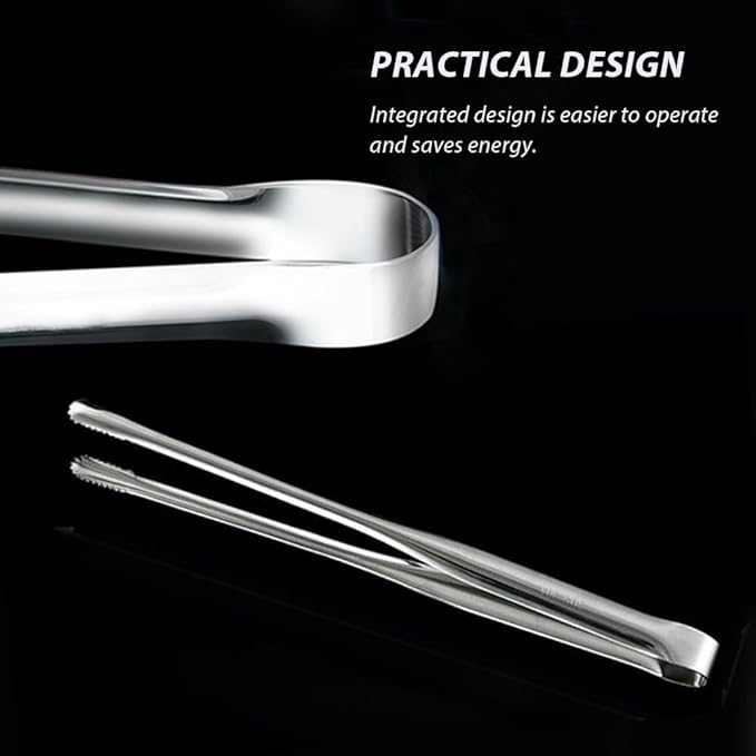 2 Pcs Korean BBQ Tongs Kitchen,Stainless Steel Meat Grill Tong For Cooking Portable Kitchenware Grill Tongs for Home Outdoor Steak Salad Food
