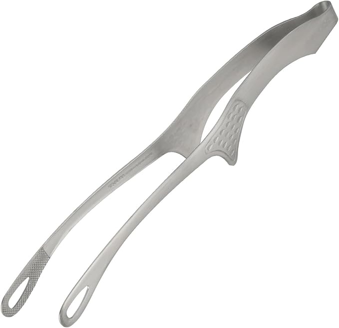 Shimomura 42497 Smart Kitchen Tongs, Large with Floating Tips, No Dirt, Made in Japan, Easy to Grab, Outdoor, Dishwasher Safe, Yakiniku, Fried Food, Total Length 10.2 inches (26 cm), Nippon Chopsticks