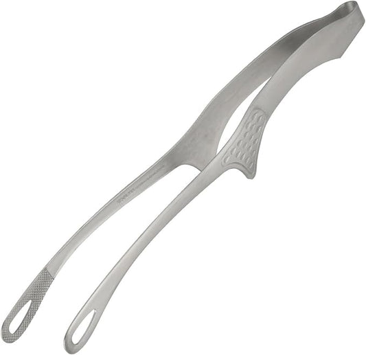 Shimomura 42497 Smart Kitchen Tongs, Large with Floating Tips, No Dirt, Made in Japan, Easy to Grab, Outdoor, Dishwasher Safe, Yakiniku, Fried Food, Total Length 10.2 inches (26 cm), Nippon Chopsticks