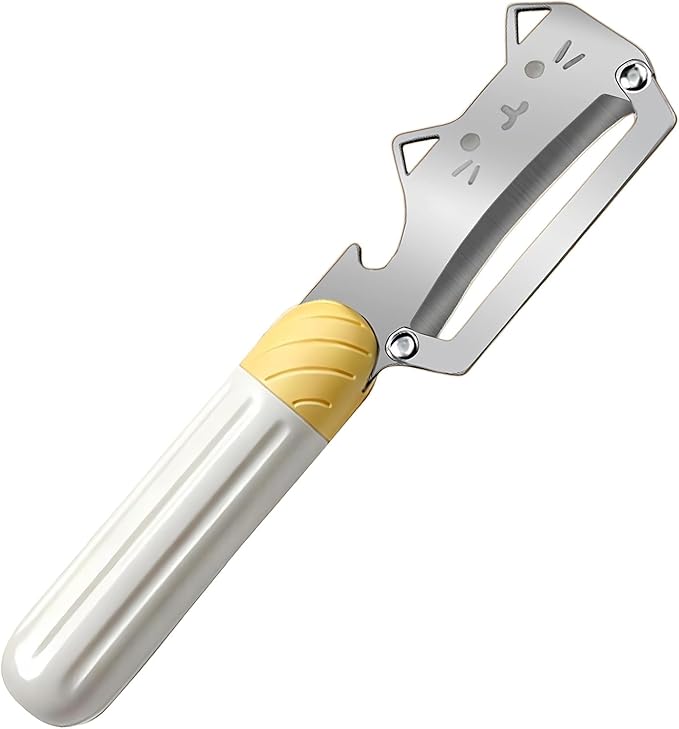 Multifunctional Vegetable Peeler with Stainless Steel Blade and Bottle Opener - Ideal for Veggie Potato Carrot and Apple Peeling