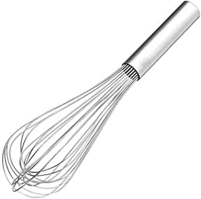 Judge TC04 Stainless Steel Balloon Whisk, 30cm, 12 Wires, Dishwasher Safe - 2 Year Guarantee