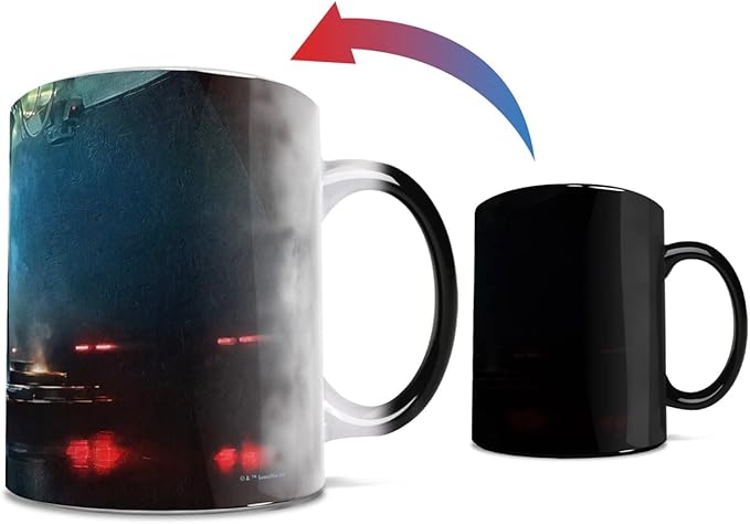 Morphing Mugs Star Wars – Obi-Wan Kenobi – Darkness Has Arrived – One 11 oz Color Changing Ceramic Mug – Image Revealed When HOT Liquid Is Added!