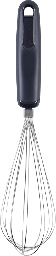 GoodCook Everyday Balloon Whisk with Stainless Steel Wire Whips and Comfort Handle, 10.5-Inch, Black