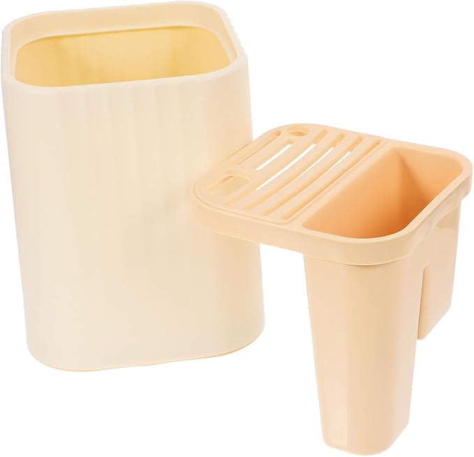 SHOWERORO Rotatable Kitchen Utensil Holder with Capacity Multi-purpose Storage for Cutlery Chopsticks and Spoons Easy to Clean and Organize Your Kitchen Essentials