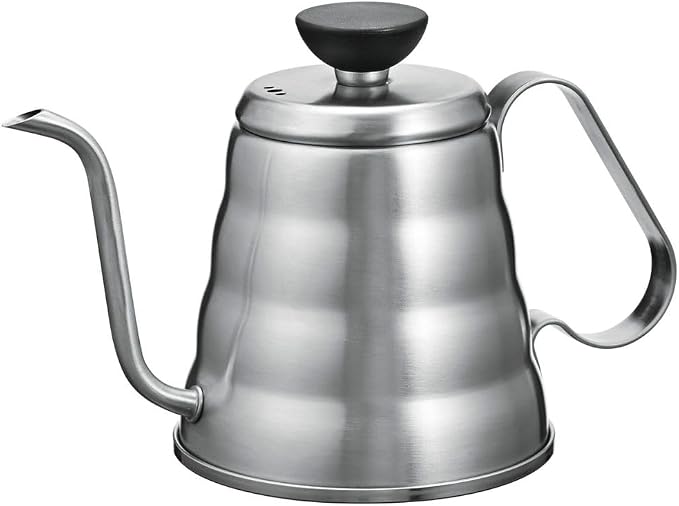 Hario Outdoor V60 Buono Metal Drip Kettle, 700ml, Silver