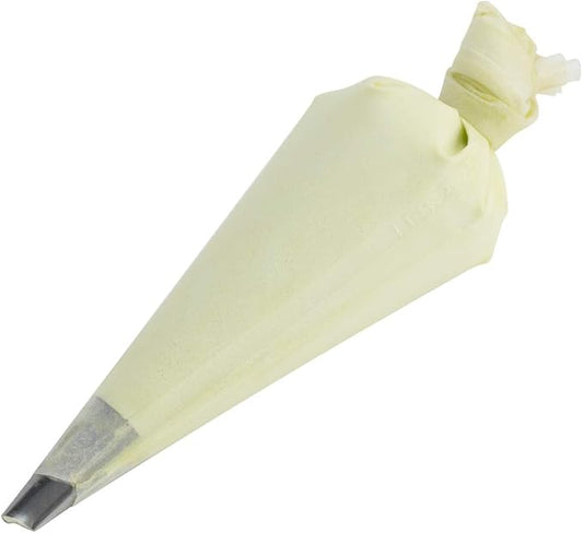 Restaurantware Pastry Tek 10.2 x 6.3 Inch Piping Bags 2 Reusable Icing Bags - Durable White Silicone Pastry Bags Anti Burst Decorate Cakes Cupcakes Macarons Or Cookies