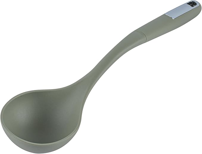 Restaurantware Silicone Utensil Set Pack of 10 Non-Slip Handle 6-Piece Kitchen Tool Set, Heat-Resistant Dishwasher-Friendly Cooking Accessories, Durable Green Cooking Utensils