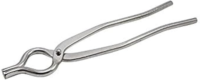 Stainless Steel Pakkad-Big, 1 Pcs, Modern, Silver, 10.4 x 2.2 x 0.2 Inch, Food Tongs