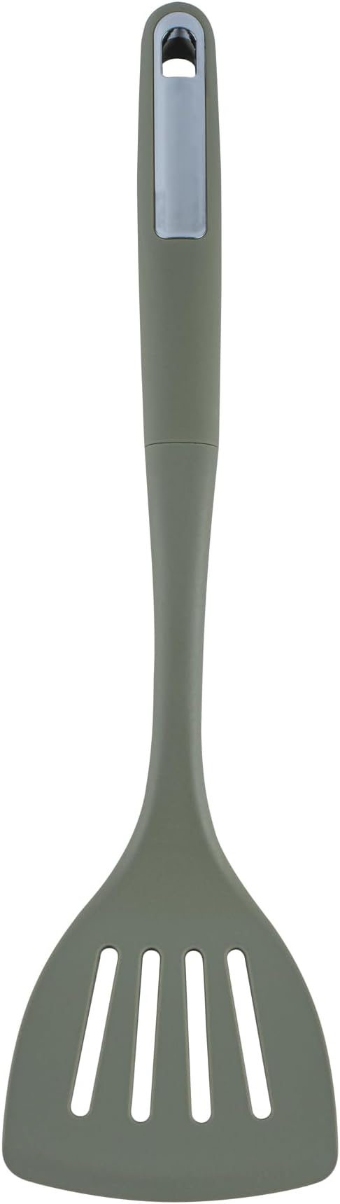 Restaurantware Silicone Utensil Set Pack of 10 Non-Slip Handle 6-Piece Kitchen Tool Set, Heat-Resistant Dishwasher-Friendly Cooking Accessories, Durable Green Cooking Utensils