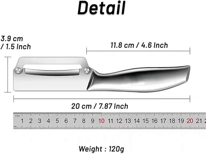 2 Pack Thick Vegetable Peeler - Sugarcane Pumpkin Peeling Knife - Ultra Sharp Stainless Steel Blades - Perfect Kitchen Peeler Effortlessly Peels Vegetables and Fruits (2 Pack)