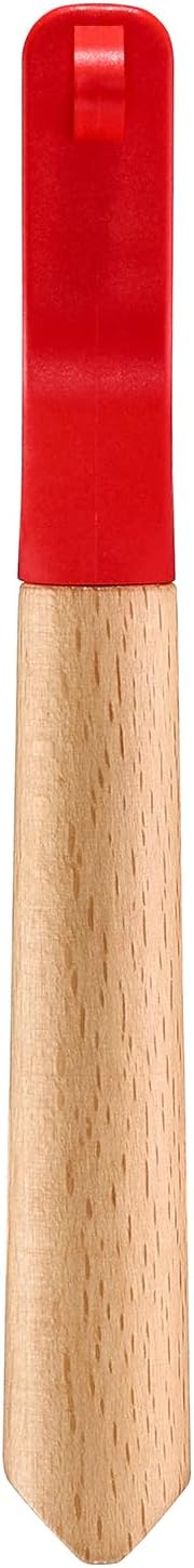 Opinel T-Duo 254621 Wooden Peeler in Red for Peeling Vegetables and Preparing Juliennes One Size