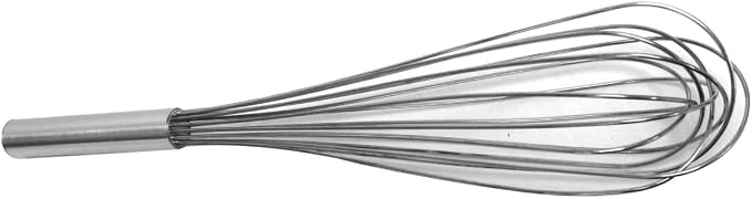 TrueCraftware- 18" Stainless Steel Piano Whip/Whisk- Kitchen Balloon Whisk Thick Wire Wisk Egg Frother for Cooking Blending Whisking Beating and Stirring