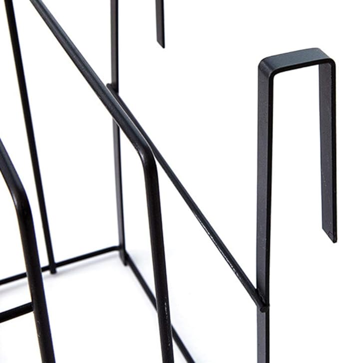 Yardwe Under Cabinet Organizer Shelf Hanging Storage Baskets Rack Chopping Board Holder Shelves for Kitchen Pantry Cupboard Black
