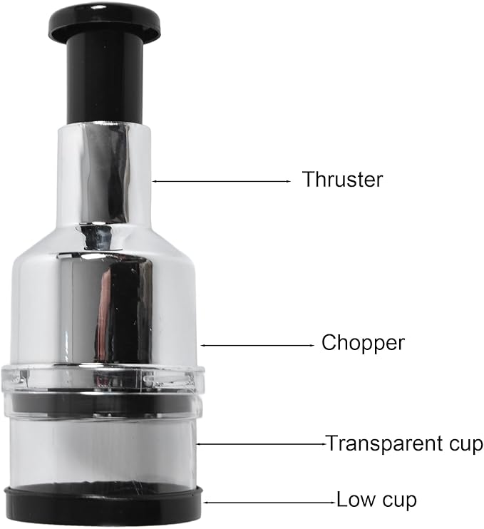 Hand Vegetable Chopper, Manual Food Chopper, Stainless Steel, for Onion, Kitchen Use