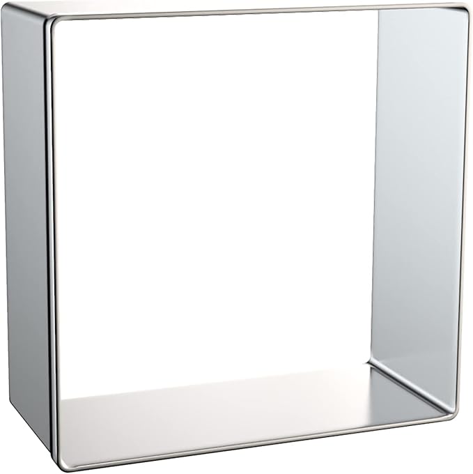 Square Cookie Cutter Set 8-Piece 1.5" to 5" by QAAQS