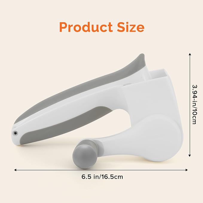 UHIYEE Patented Rotary Parmesan Cheese Grater, Hand Crank Cheese Shredder with Fine & Coarse Drums, Restaurant Quality, White, Stainless Steel & ABS, Dishwasher Safe