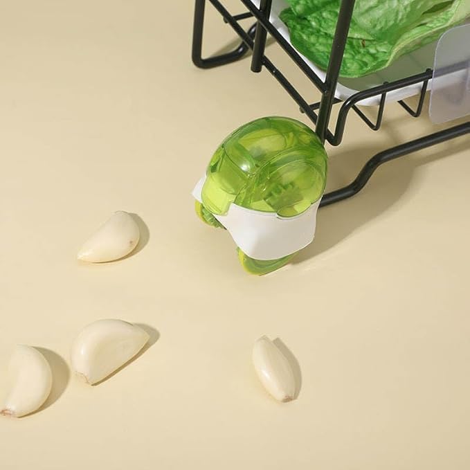 Garlic Chopper Roller – Manual Food Chopper with Stainless Steel Blades, Hand Garlic Mincer Tool & Veggie Cutter – Kitchen Gadget for Chopped Garlic, Onion, Herbs, Nuts, Salad & More
