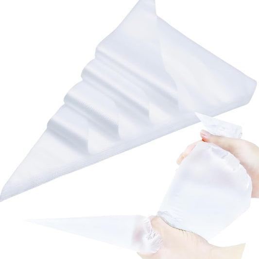 XXL 22 Inch Extra Large Piping Bags,100 Pack Disposable Pastry Bags,Thick Anti-Burst Icing Piping Pastry Bags For Frosting Decorating Cake Cupcake Cookie (XL 22 Inch-100 Pack)