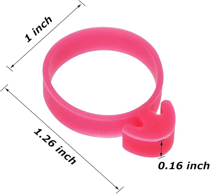 30 Pcs Pastry Bag Ties, Silicone Icing Bag Ties, Reusable Piping Bag Ties Decoration Bag Cake and Pastry Supplies Clips, Includes 5 Color. Suitable for Cupcakes Cookies and Pastry Seal (5 Color)