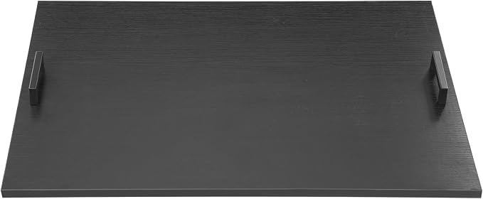 Noodle Board Stove Covers with Handles, 29 x 21In Durable Extra Thick Acacia Wood Counter Space Top Covers for Electric Stoves & Sink Rustic Decorative Tray for Kitchen