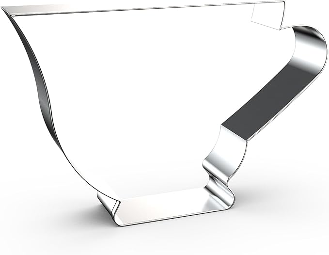 Teacup Cookie Cutter Set - 5", 4", 3", 2" - 4 Piece - Stainless Steel