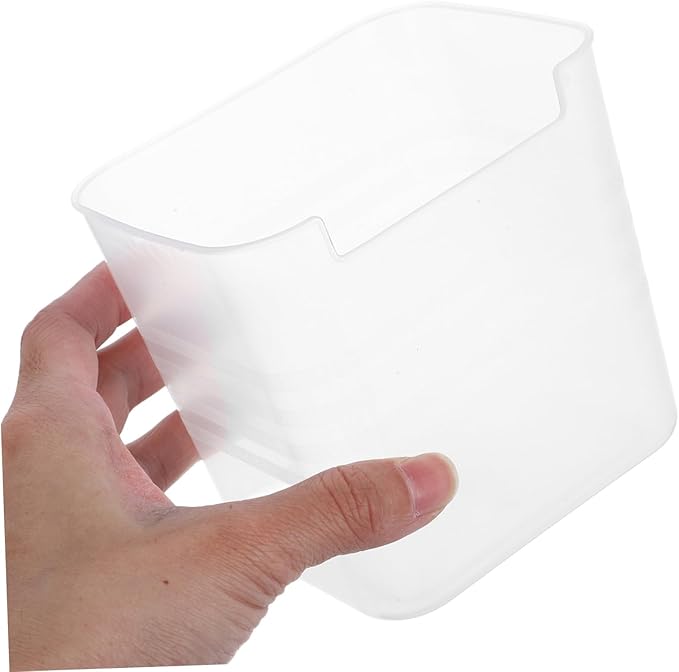 KOMBIUDA 3pcs Transparent Refrigerator Side Door Storage Bins Multifunctional Organizers for Fridge and Pantry Clear Containers for Easy Food Organization
