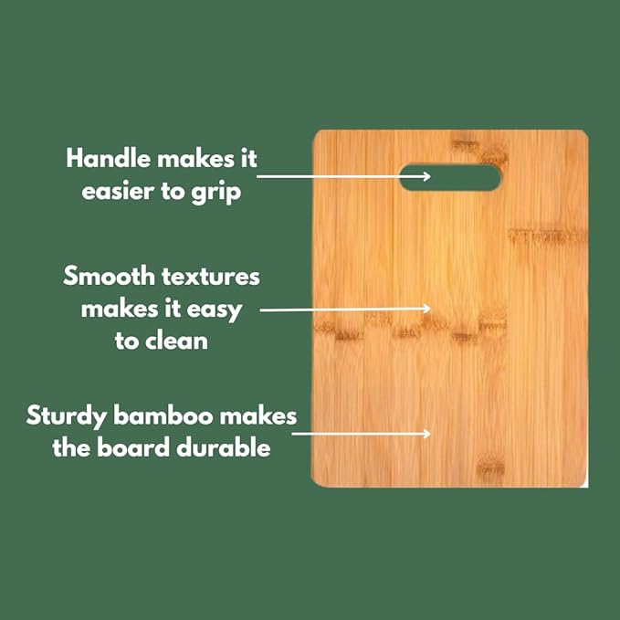 LMH Boards Bamboo Cutting Boards 3 Pack