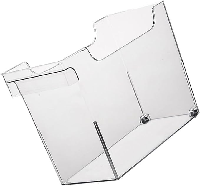 Clear Kitchen Organizer Bin, U Shaped Multifunctional Storage Container, PET Material, Space Saving Design - Durable Transparent Pot Lid Holder, Easy Access for Kitchen Cabinets