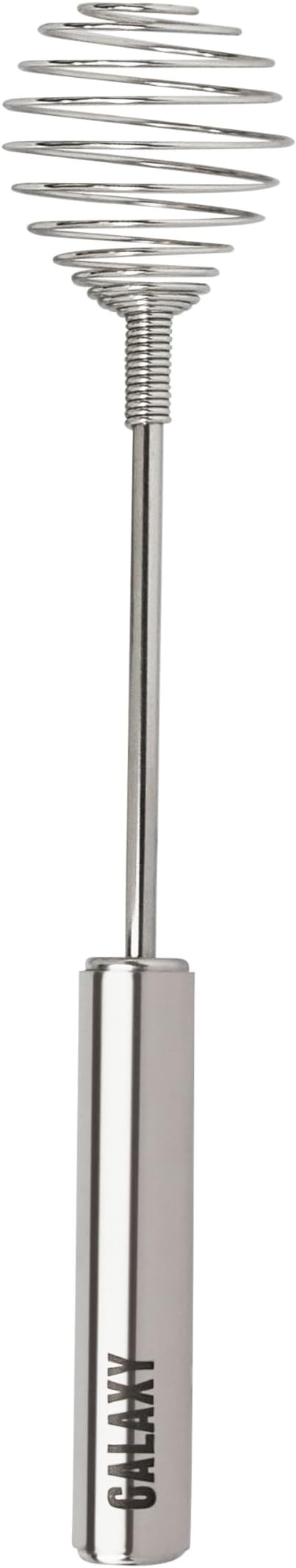 Tovolo Spring Whisk Stainless Steel 10 Inch Galaxy Coil Whisker for Cooking Blending Mixing Stirring Whipping Whisking and Beating, Easy to Clean Dishwasher Safe Frother Stirrer Blender Coil Whisk