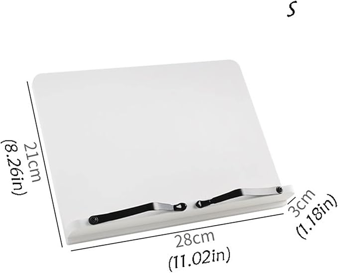 Book Stand Book Holder Tray Multi-Functional Reading Rack Desktop Simple Bookstand Practical Book Holder Wooden Book Clip Cookbook Stand for Kitchen (Size : S)