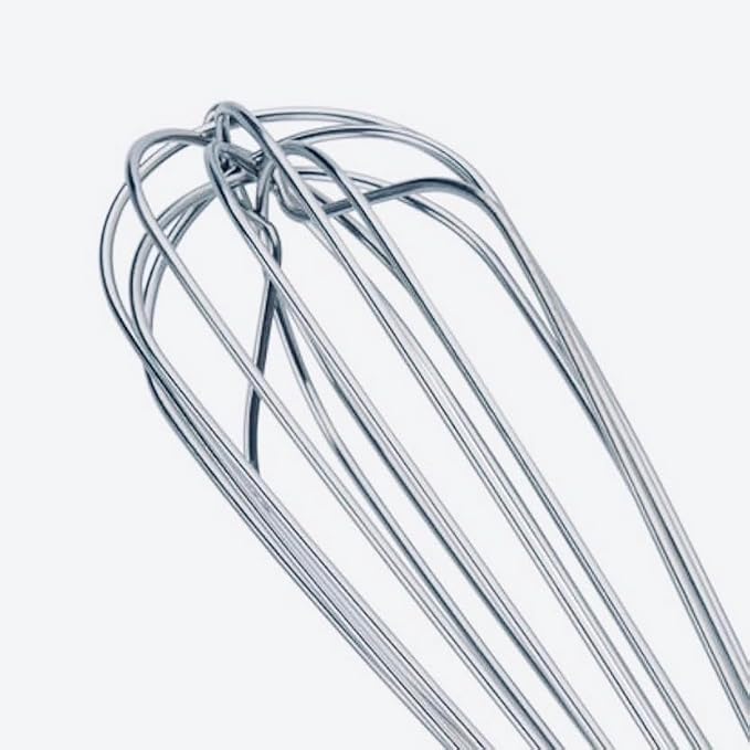 Betolla 10-Inch Stainless Steel French Wire Whisk – Handheld Wire Whip for Blending, Whisking, Beating, Stirring & Mixing