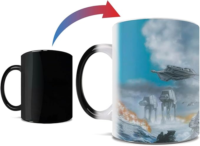 Morphing Mugs Thomas Kinkade Studios – Star Wars – Last Holdout – 11 oz Heat Sensitive Mug – Ceramic Color Changing Coffee Tea Mug – Officially Licensed Collectible MMUG1778