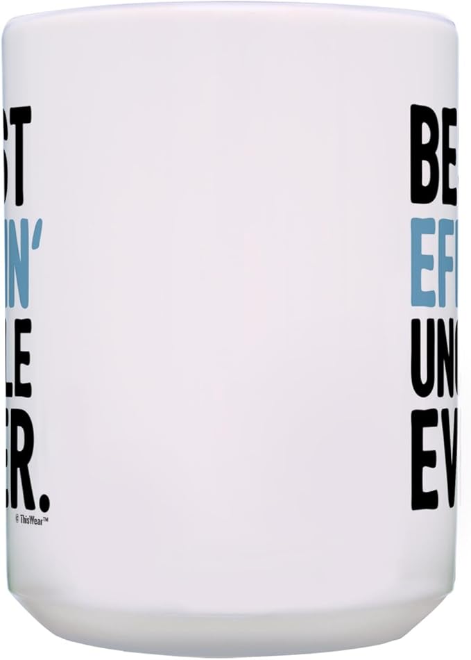 ThisWear Cool Uncle Gifts Best Effin' Uncle Ever Mug Set