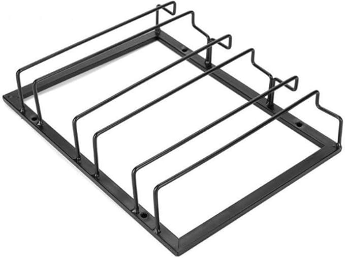 Stemware Racks, Wine Glass Holder, Metal Iron Bar Under Cabinet Display Hanging Shelf, Goblet Rack Hang, Drinking Glass Cup Storage Organizer Stand for Kitchen Dining Bar Organization Tool (3 Rows)