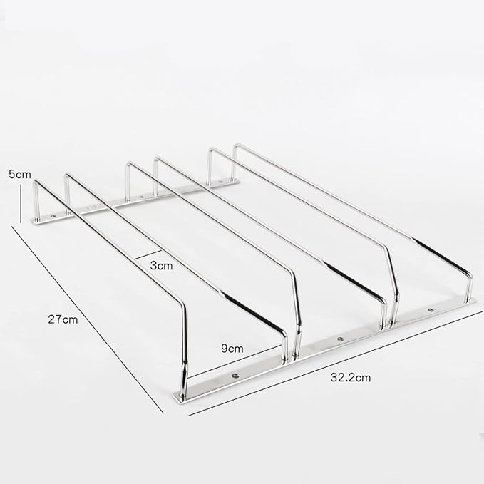 Wine Glass Rack 11/20/24inch Under Cabinet Wine Glass Holder, Stainless Steel Hanging Stemware Holder, Stemware Storage Drying Rack With Screws, Wall Mounted Hanging Rack Shelf
