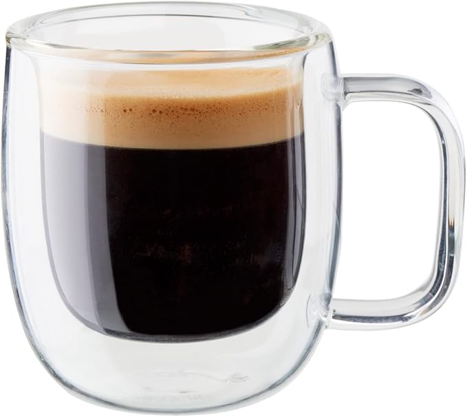 ZWILLING Sorrento Plus 2-pc Double-Wall Glass Espresso Mug Set