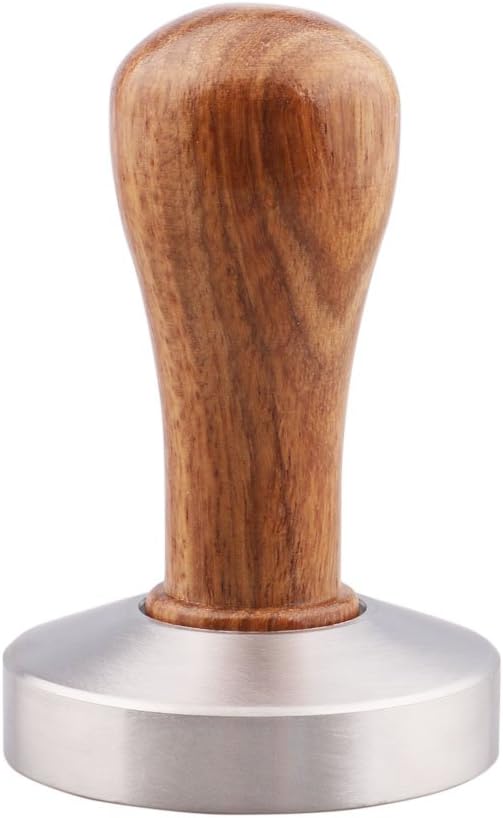 Stainless Steel Coffee Tamper 49mm Barista Espresso Base Coffee Bean Press …