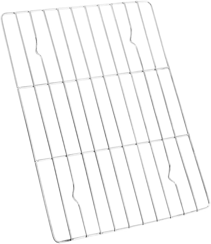 Zerodeko 1pc Stainless Steel Cooling Rack and Roasting Holder for Baking Multi-purpose Kitchen Tool for Cooling Cakes Barbecue and Drying Vegetables