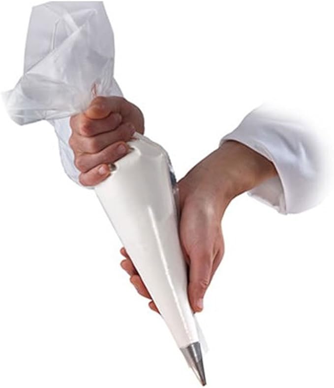 Piping Pastry Bag Pack of 100 Plastic Disposable Cream Pastry Bag Cake Icing Sugarcraft Cupcake Piping Decorating Tool For Baking Supplies (Small 25.5CMx26CMx15.5CM)