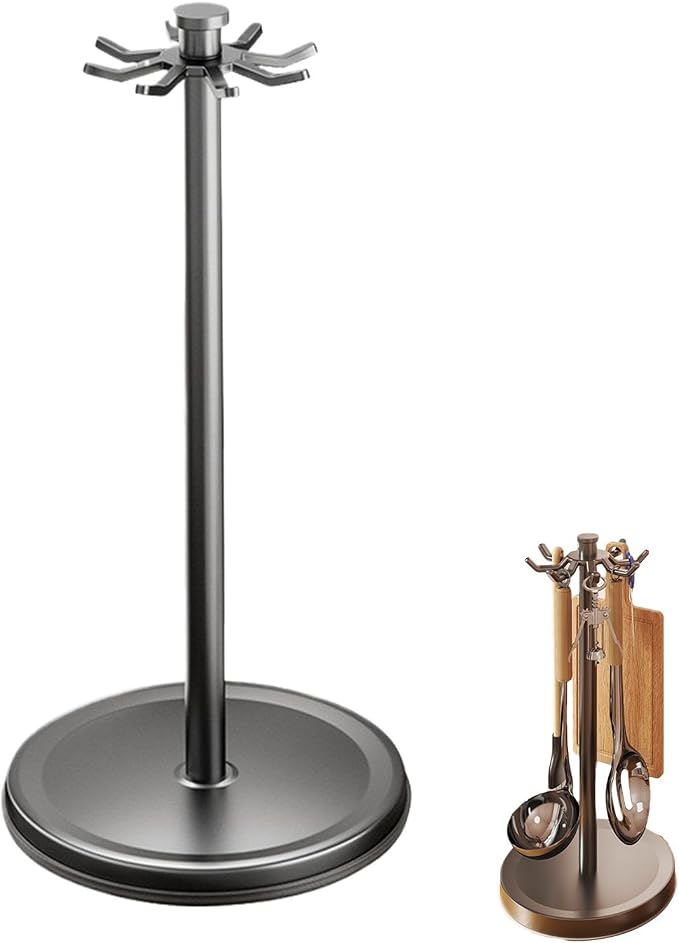 Tableware Storage Rack - 360 Degree Kitchen Countertop Utensil Holder, Kitchen Flatware Organizer Holder | Countertop Tableware Organizer, No Drilling Kitchen Flatware Organizer Rack For Spatulas