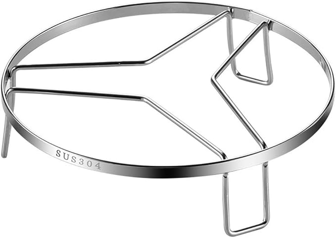Steamer Rack 304 Stainless Steel Cooking Rack Steaming Grilling Rack Multi-Functional Kitchen Helper (Dia.18cm/7")