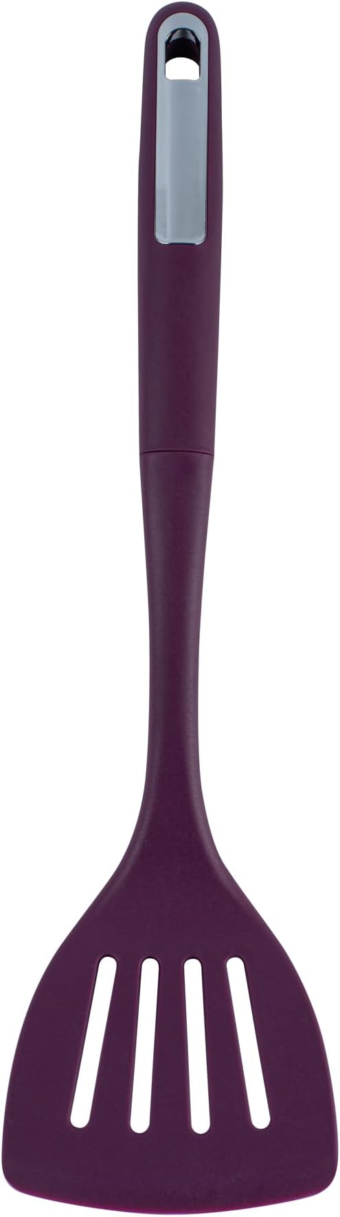 Restaurantware Silicone Utensil Set Pack of 1 Non-Slip Handle 6-Piece Kitchen Tool Set, Heat-Resistant Dishwasher-Friendly Cooking Accessories, Durable Purple Cooking Utensils