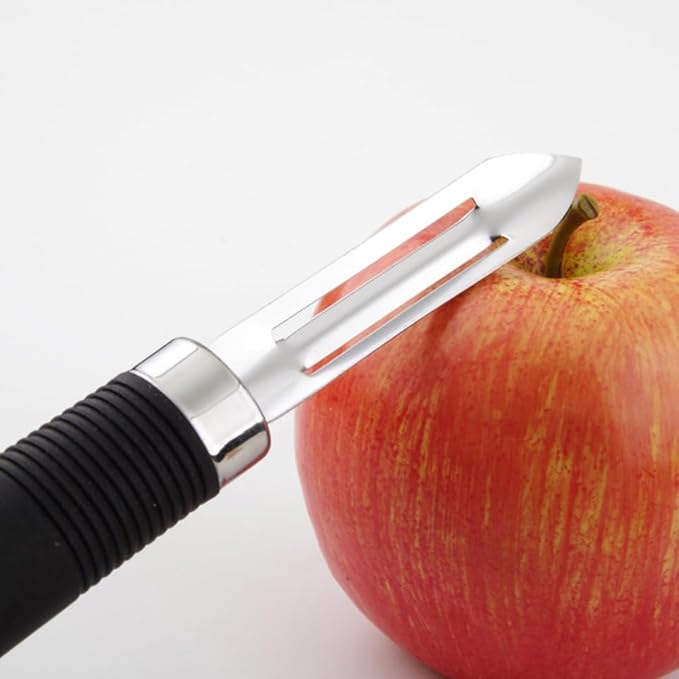 Cabilock Multifunctional Stainless Steel Peeling Knife - Non Swivel Vegetable Peeler for Carrots Potatoes Cucumbers and More