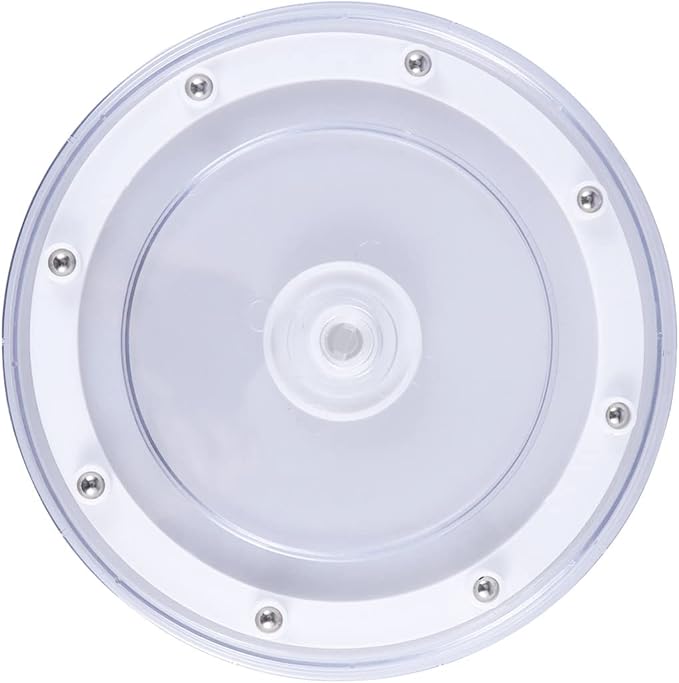 Zerodeko Acrylic Turntable Organizer for Kitchen Pantry Non-Skid Rotating Tray for Spices Jars Condiments and More Versatile Storage for Countertops and Cabinets