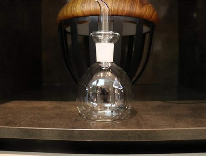 18 oz / 540 ml Glass All-Purpose Cruet, Glass Oil Decanter and Cruet (Spherical-18 oz)