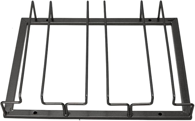 Upside Down Wine Glass Rack European Hanging Wine Glass Rack Under Cabinet Wine Glass Rack Wine Glass Rack For Bar Home Cup Storage Display Rack (Black)