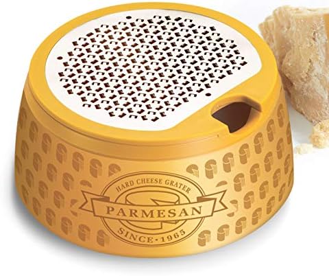 MOBI Parmesan Cheese Wheel Grater and Storage, 7-inches
