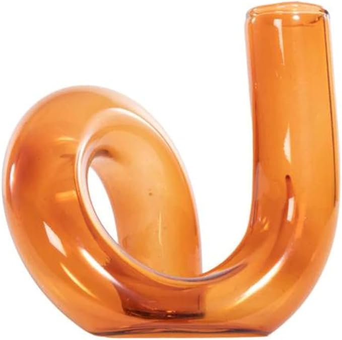 Swirl Saffron Candle Holder by Alice Lane Home Collection